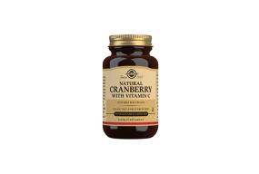 Solgar Natural Cranberry with Vitamin C Vegetable Capsules