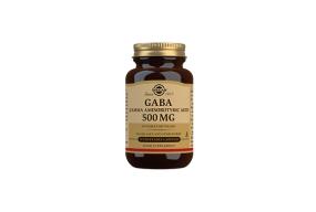 Solgar GABA (Gamma Aminobutyric Acid) 500 mg Vegatbale Capsules