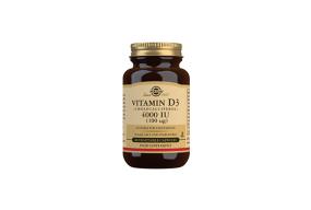 Solgar Vitamin D3 (Cholecalciferol) 4000 IU (100 µg) Vegetable Capsules